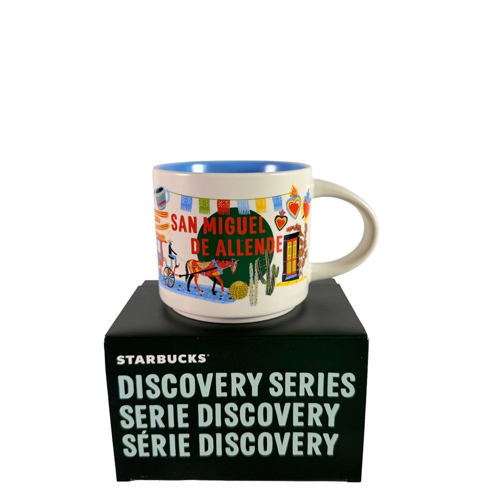 Starbucks Mug Discovery Series San Miguel de Allende 14oz White New Mexico Cup